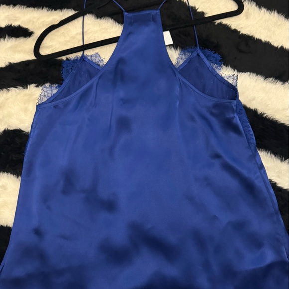 NWT CAMINYC RACER CHARMEUSE CAMI IN ROYAL BLUE XS - Picture 3 of 4